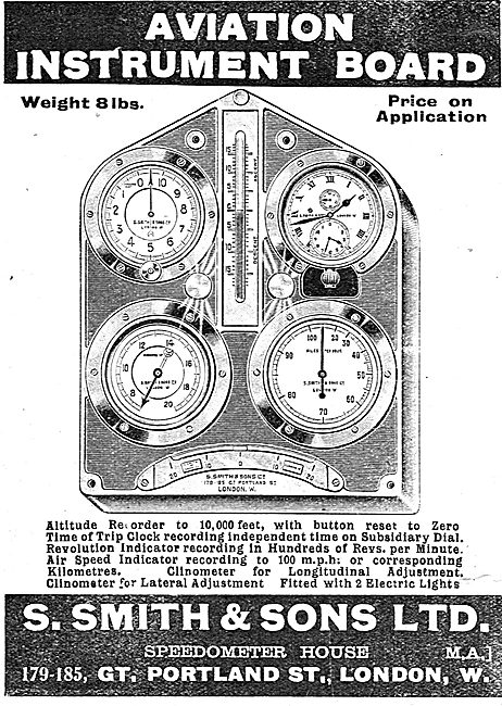 Smiths Complete Aviation Instrument Board - POA                  