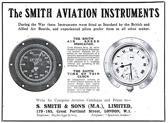Smiths Aviation Instruments - The Smith Time Of Trip Clock       