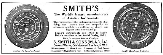 Smith's Aviation Instruments. Revolution Indicators              