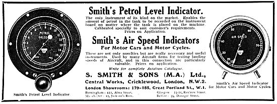 Smiths Aircraft Instruments - Petrol Level Indicator             