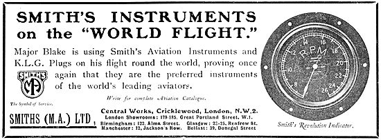 Smiths Aircraft Instruments - KLG Sparking Plugs                 