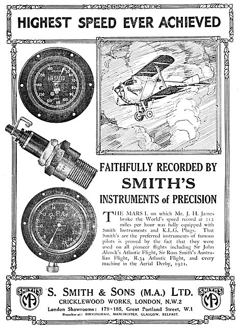 Smiths Aircraft Instruments - Gloster Mars I Speed Record        