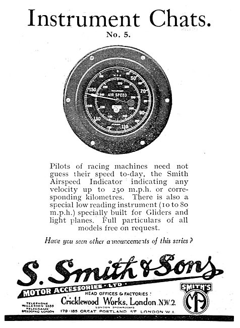 Smiths Aircraft Instruments - Airspeed Indicator                 