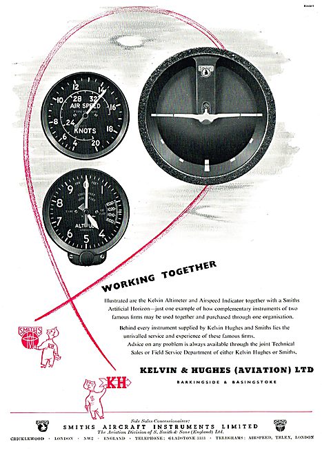 Smiths - Kelvin Hughes Altimeter & Airspeed Indicator            