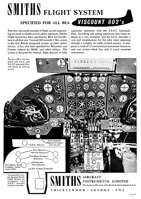 Smiths Flight System S.E.P.2 Autopilot  1957                     