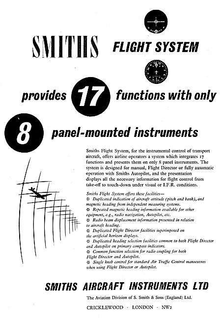 Smiths Flight Systems 1957                                       