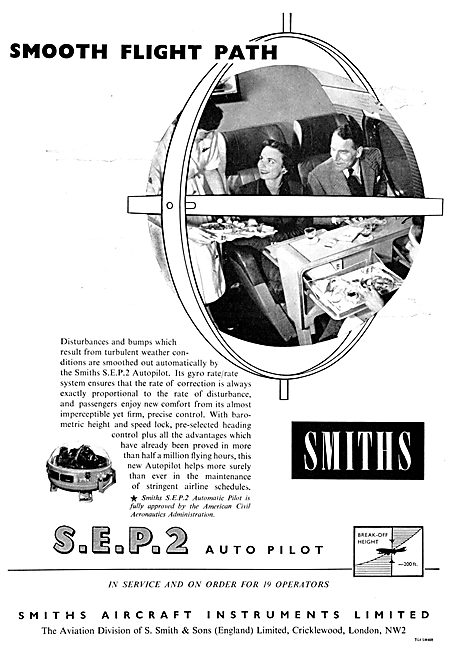 Smiths Flight Systems SEP2 Autopilot                             