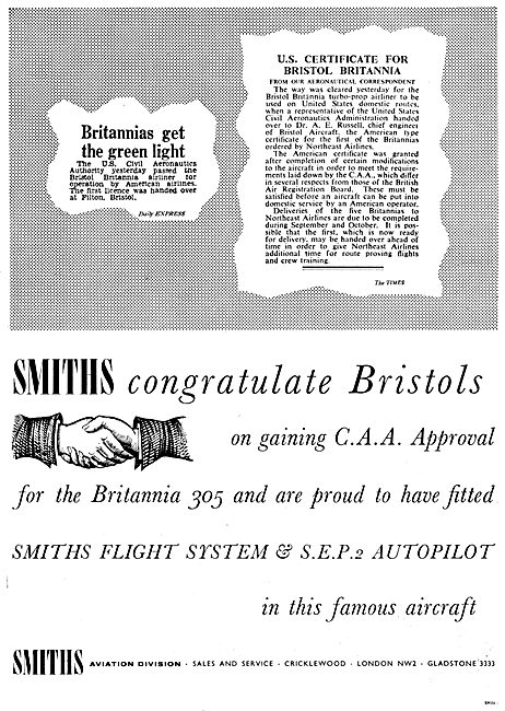 Smiths  Flight Systems Smiths Autopilot                          