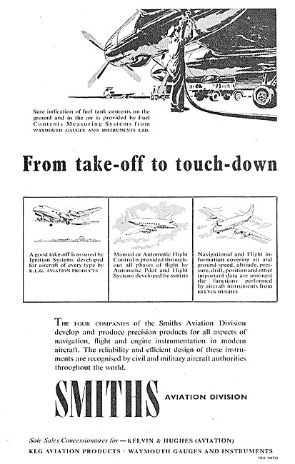 Smiths Aviation Products. Kelvin & Hughes. KLG Aviation Products 