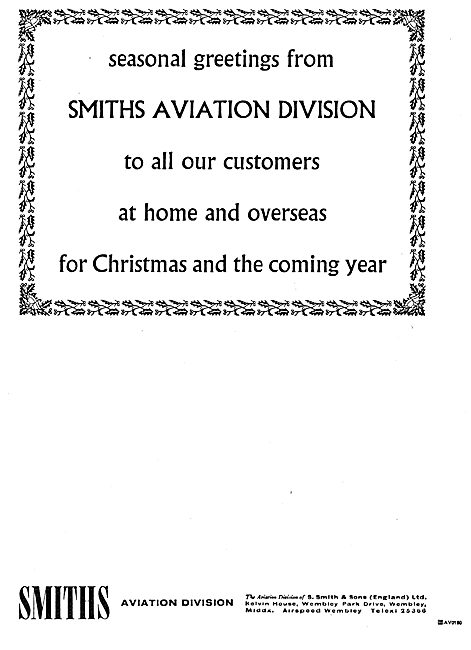 Smiths Christmas Greetings                                       