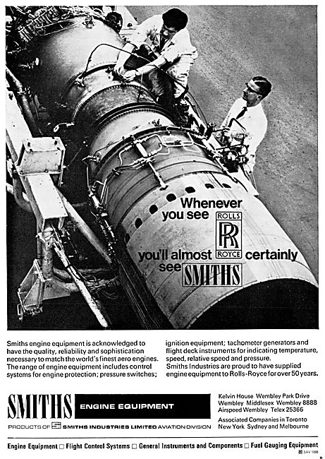 Smiths Engine Control Equipment 1968                             