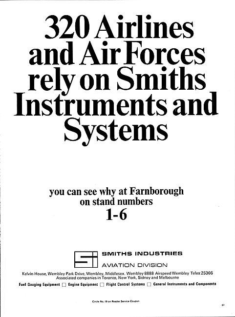 Smiths  Flight Control Systems & Aircraft Instruments            
