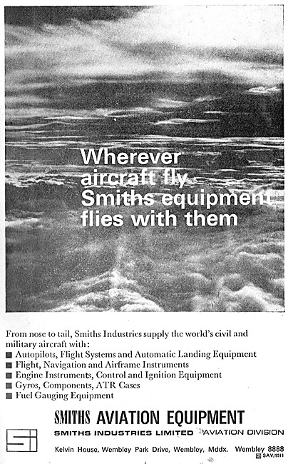 Smiths Aviation Equipment 1966                                   