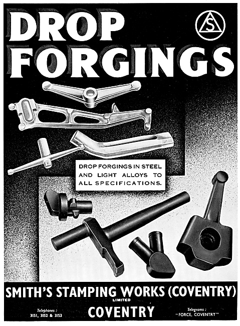 Smiths Stamping Works. Drop Forging In Steel & Light Alloys      