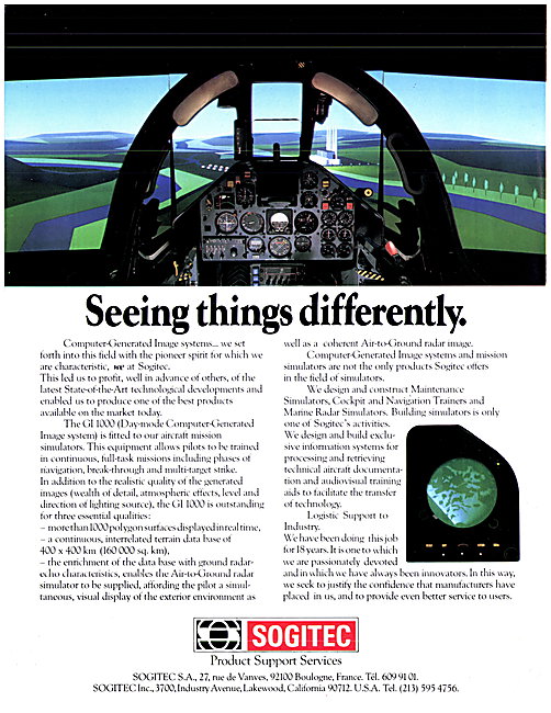 Sogitec Flight Simulation & Training Aids. GI 1000 CGI           