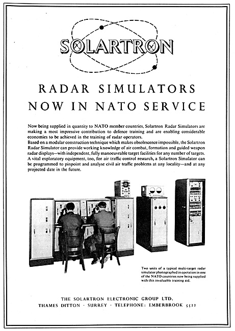 Solartron Air Defence Radar Simulators - Solartron Computers     