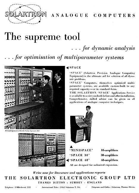 Solartron Analogue Computers                                     