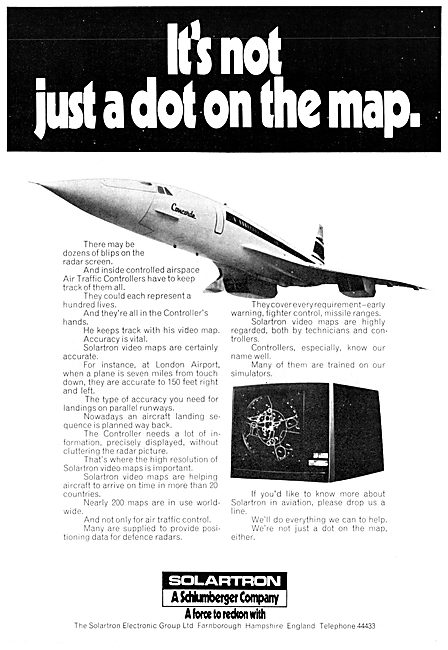 Solartron Air Traffic Control Radar Displays                     