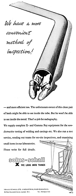 Solus-Schall Industrial Radiography. NDT X-Rays Gamma Rays       