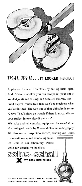 Solus-Schall Industrial Radiography. NDT X-Rays Gamma Rays       