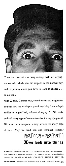 Solus-Schall Industrial Radiography. NDT X-Rays Gamma Rays       