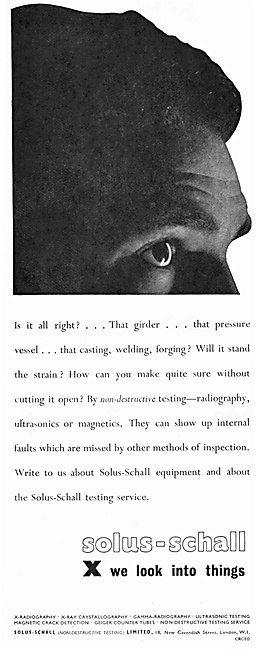 Solus-Schall Industrial Radiography. NDT X-Rays Gamma Rays       