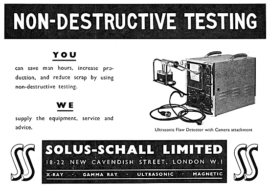 Solus-Schall Industrial Radiography. NDT X-Rays Gamma Rays       