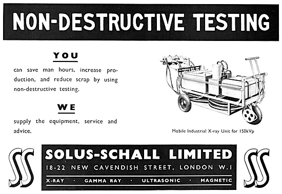 Solus-Schall Industrial Radiography. NDT X-Rays Gamma Rays       