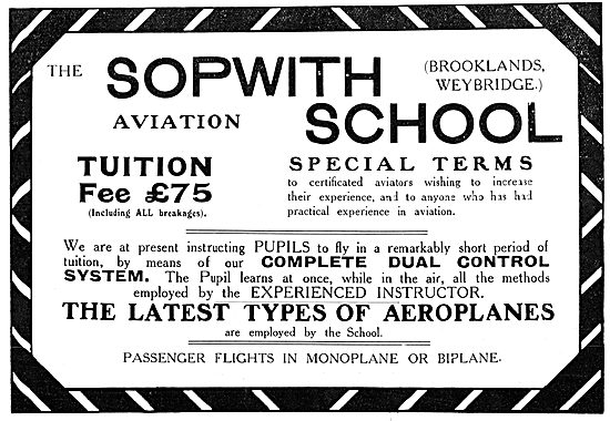 The Sopwith Aviation School - Sopwith School Of Flying           