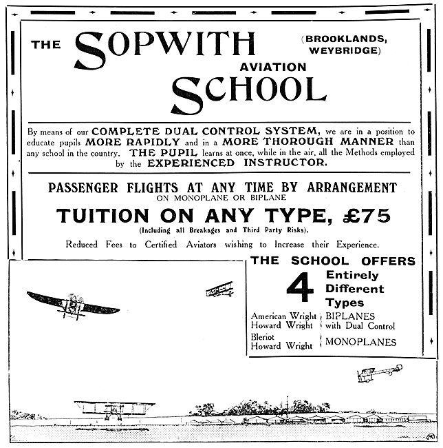 The Sopwith Aviation School - Sopwith School Of Flying           