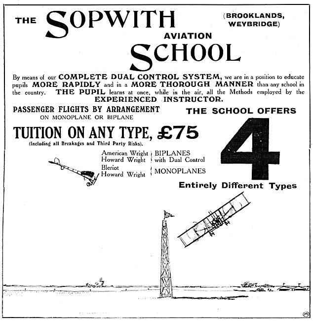 The Sopwith Aviation School - Sopwith School Of Flying           