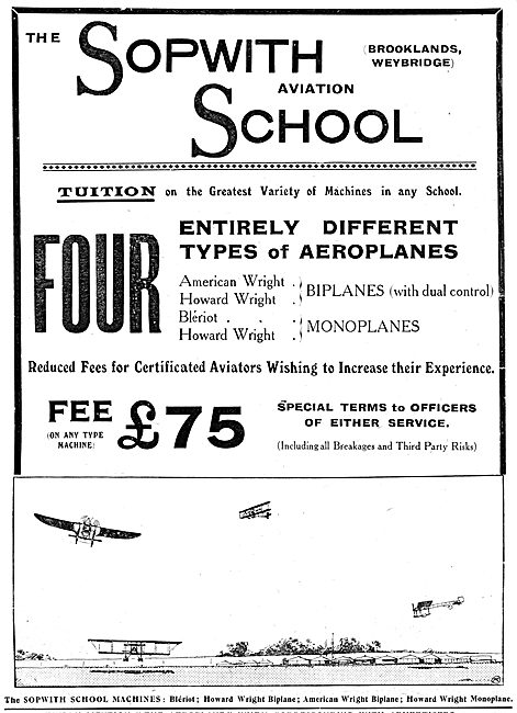 The Sopwith Aviation School - Sopwith School Of Flying           