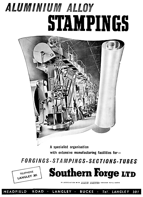 Southern Forge - Aluminium Alloy Stampings 1952                  