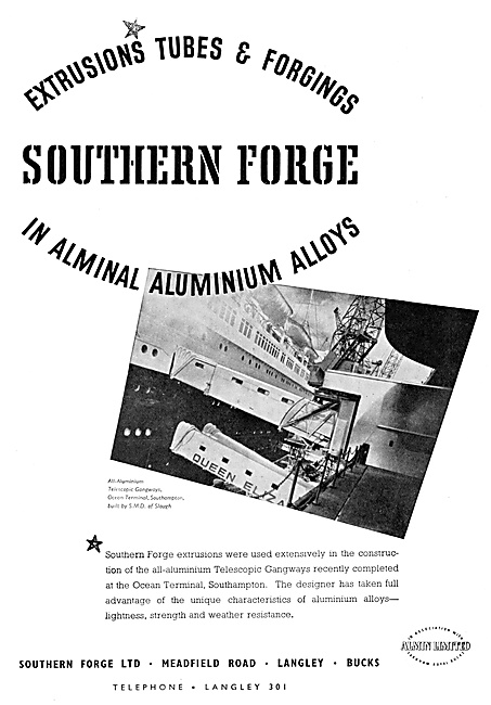 Southern Forge - Aluminium Alloy Forgings, Sections & Tubes      