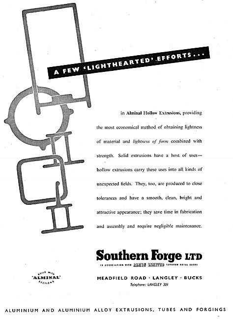 Southern Forge - Aluminium Alloy Forgings, Sections & Tubes      