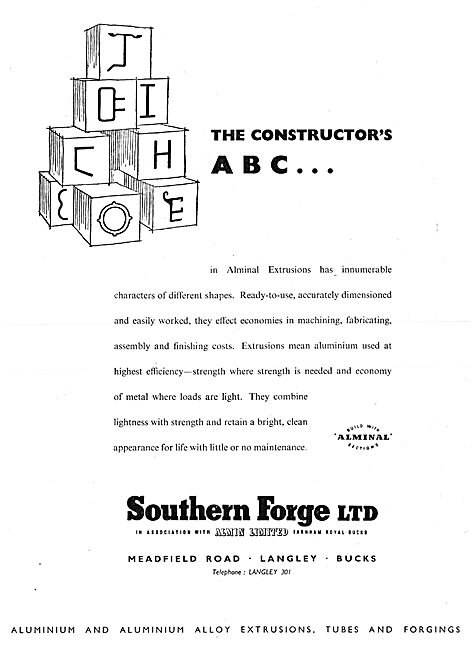 Southern Forge - Aluminium Alloy Forgings, Sections & Tubes      