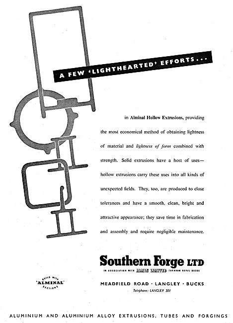 Southern Forge - Aluminium Alloy Forgings, Sections & Tubes      