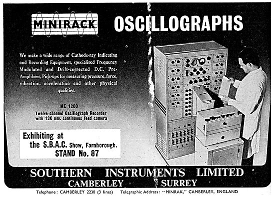 Southern Instruments. Cathode Ray Indicating & Recording Instrume