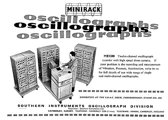 Southern Instruments ME1200 12 Channel Oscillograph With Camera  