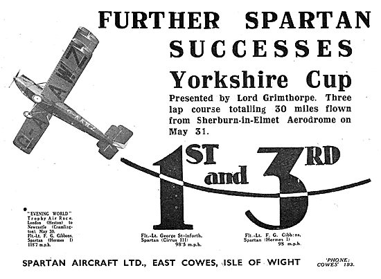 Spartan Arrow - Yorkshire Cup                                    