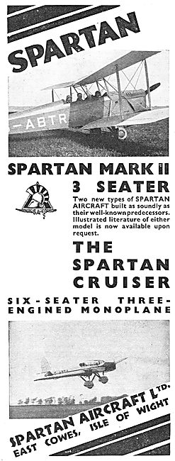 Spartan Arrow Light Aircraft - Spartan Cruiser Six Seater        