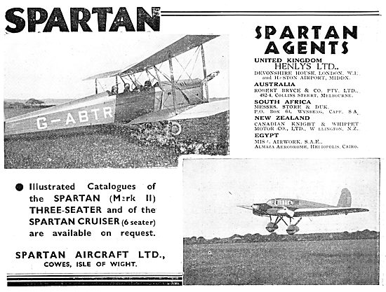 Spartan Mark II Three-Seater G-ABTR                              