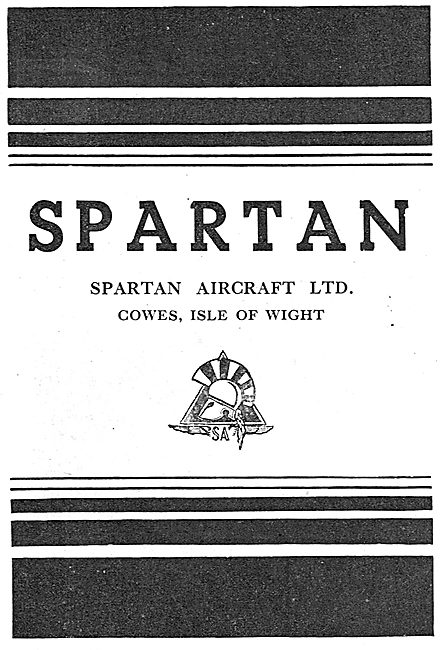 Spartan Aircraft Cowes Isle Of Wight                             
