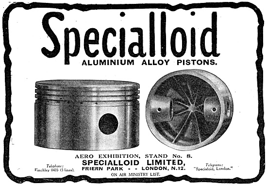 Specialloid  Aero Engine Pistons                                 