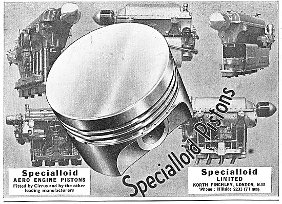 Specialloid Aero Engine Pistons                                  