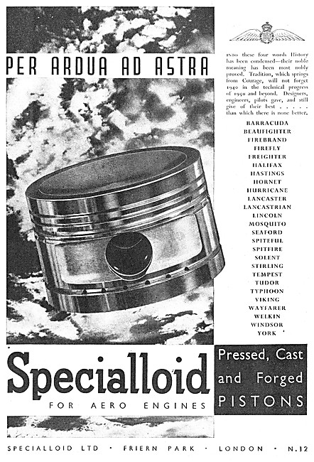 Specialloid Pressed, Cast & Forged Pistons - Specialloid Pistons 