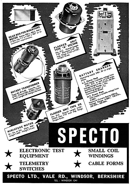 Specto Electronics Test Equipment, Telemetry Switches.           