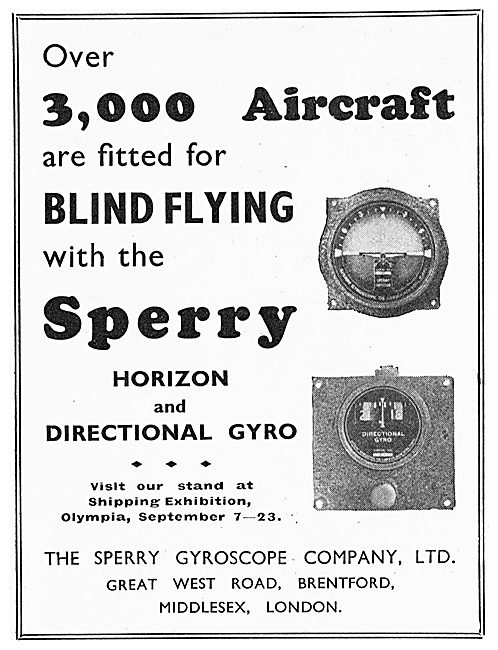 Sperry  Blind Flying Instruments                                 