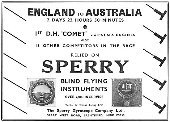 Sperry Aircraft Instruments  Sperry Blind Flying Instruments 1934