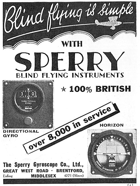 Sperry Blind Flying Instruments - Directional Gyro               